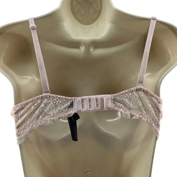 Victoria's Secret Very Sexy Ballerina Pink Lace Push-Up Bra 34C - Picture 9 of 9